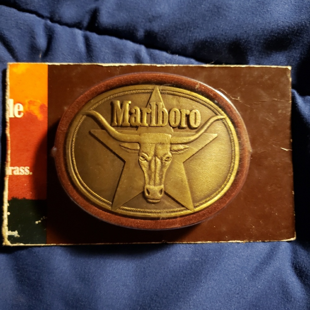Marlboro Longhorn belt buckle